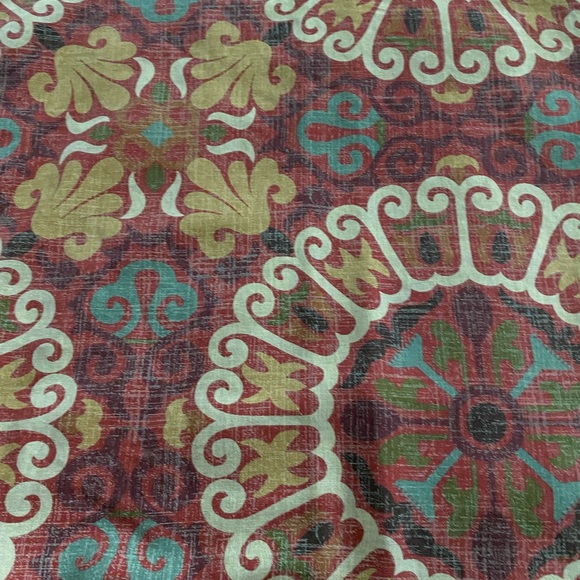 Pottery Barn Euro Sham Medallion Print Rust-Red, Tan, Gold Pillow Cover - Picture 11 of 11